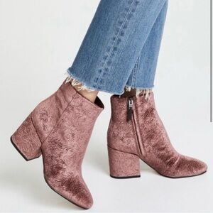 Sam Edelman Taye Velvet Ankle Booties